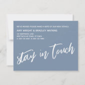 Immer noch aus den Füßen leben, beurteilen Sie Bla Mitteilungskarte (Rückseite)