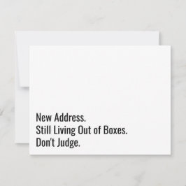 Immer noch aus den Kisten leben, beurteilen Sie di Mitteilungskarte