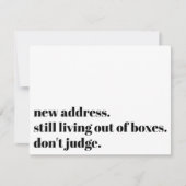 Immer noch aus den Kisten leben, beurteilen Sie di Mitteilungskarte (Vorderseite)