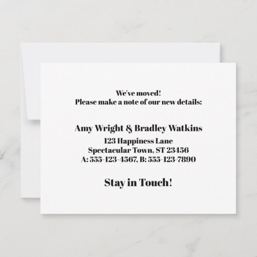 Immer noch aus den Kisten leben, beurteilen Sie di Mitteilungskarte (Rückseite)