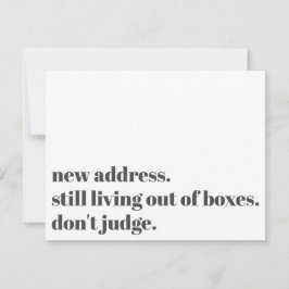 Immer noch außerhalb der Kisten leben, keine Karte