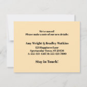 Immer noch außerhalb der Schachtel leben, beurteil Mitteilungskarte (Rückseite)