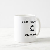 Immer noch Bearbeitung.. Bitte warten Sie die Tass Kaffeetasse (VorderseiteRechts)