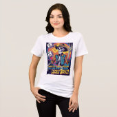 Immer noch dieser Glücksknochen – Würfel rollender Tri-Blend Shirt (Vorderseite voll)