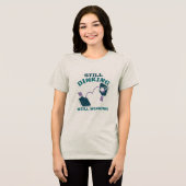 Immer noch Dinking, immer noch Gewinnen Pickleball Tri-Blend Shirt (Vorderseite voll)