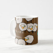 Immer noch ein bisschen schafsmäßig brauche Kaffee Kaffeetasse (Vorderseite Links)