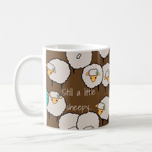 Immer noch ein bisschen schafsmäßig brauche Kaffee Kaffeetasse (Links)