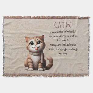 Immer noch ein Cat Mom Keeper Throw Decke