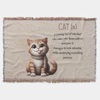 Immer noch ein Cat Mom Keeper Throw Decke