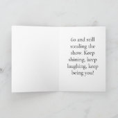 Immer noch Fabelhaft mit 60 Glamourös mit Rosa Blu Karte (Innenseite)