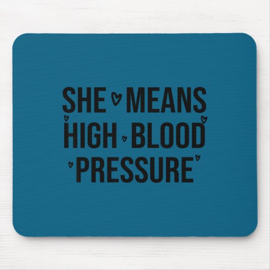 Immer noch gibt sie ihm Schmetterlinge Sie Design Mousepad (Vorne)
