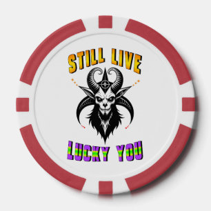 Immer noch glücklich Sie Pokerchips