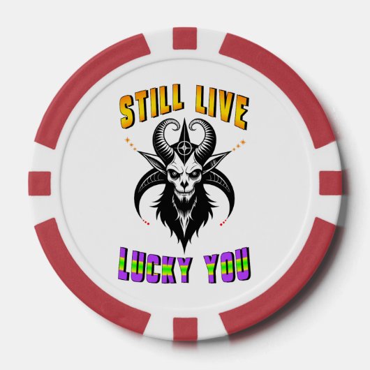 Immer noch glücklich Sie Pokerchips (Vorderseite)