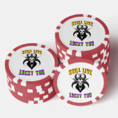Immer noch glücklich Sie Pokerchips (Stapel)