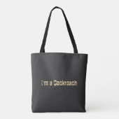 Immer noch hier. Anders gebaut. Schaben-Grafik  Tasche (Rückseite)