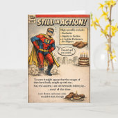 Immer noch in Action Hero - Comic-Book-Geburtstag Karte (Gelbe Blume)