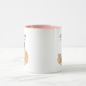 Immer noch in Pyjamas arbeiten – Cozy Work-from-Ho Tasse (Zentrum)
