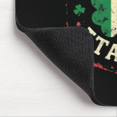 Immer noch italienisch mit Shamrock Saint Patricks Mousepad (Ecke)