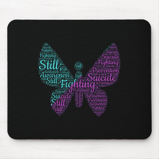 Immer noch Kampf gegen Suizidprävention Mousepad (Vorne)