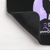 Immer noch Kampf gegen Suizidpräventionsbewusstsei Mousepad (Ecke)