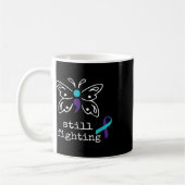 Immer noch kämpfen - Suizidprävention durch Semiko Kaffeetasse (Links)