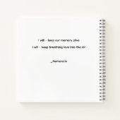 Immer noch Liebe – MemoryUs Tagebuch Notizblock (Rückseite)
