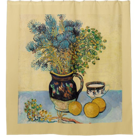 Immer noch Live von Van Gogh Duschvorhang (Vorderseite)