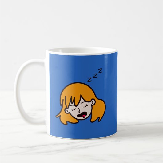 Immer noch lustig müde kaffeetasse (Links)