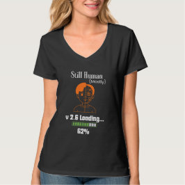 Immer noch (meistens) menschlich - futuristischer T-Shirt