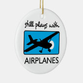 Immer noch mit Flugzeugen Keramik Ornament (Rechts)