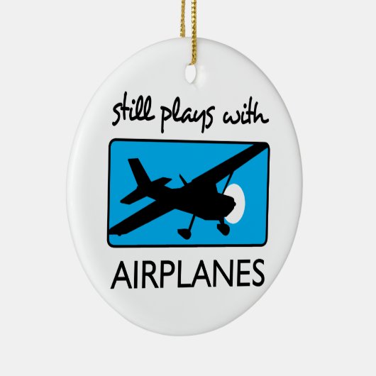 Immer noch mit Flugzeugen Keramik Ornament (Rechts)