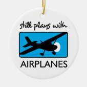 Immer noch mit Flugzeugen Keramik Ornament (Vorne)