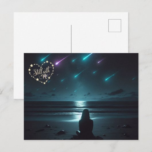 Immer noch mit mir - Support Postkarte (Vorne/Hinten)