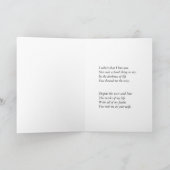 Immer noch Platz I zugeben Karte (Innenseite)