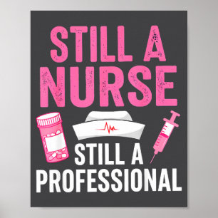 Immer noch professionelle Pflegefachkraft Professi Poster