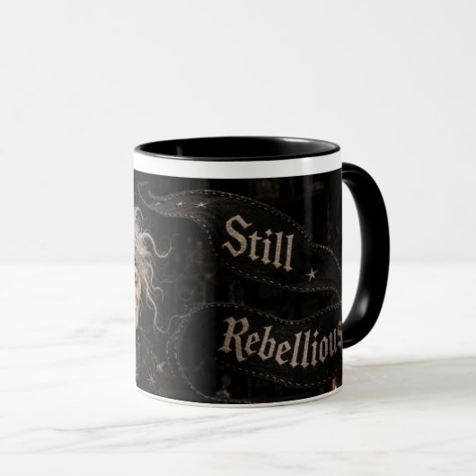 Immer noch rebellisch tasse (VorderseiteRechts)