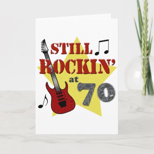 Immer noch Rockin' mit 70 Karte (Vorderseite)