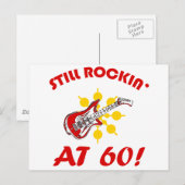 Immer noch Rockstar mit 60! Postkarte (Vorne/Hinten)