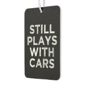 Immer noch spielt mit Autos lustiger Autokuchen Autolufterfrischer (Links)