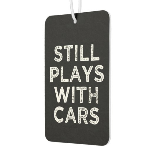 Immer noch spielt mit Autos lustiger Autokuchen Autolufterfrischer (Links)