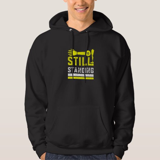 Immer noch Stehend Beinamputation Beinamputierter Hoodie (Vorderseite)