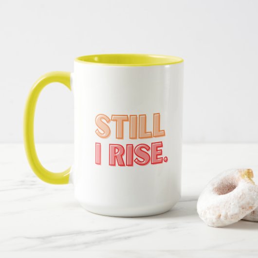 Immer noch steige ich die Tasse (Mit Donut)