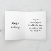 IMMER NOCH "TANZEN" AUF UNSEREM "GEGENSEITIGEN GEB KARTE (Innenseite)