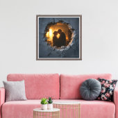 Immer noch zusammen leinwanddruck (Insitu (Wohnzimmer))