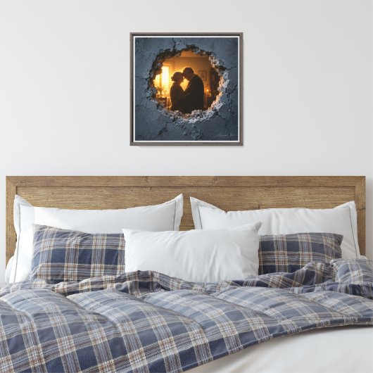 Immer noch zusammen leinwanddruck (Insitu (Schlafzimmer))
