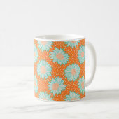 Immer orange Sonnenblumen Kaffeetasse (VorderseiteRechts)