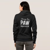 Immer PAW-positiv bleibe Hoodie (Schwarz voll)