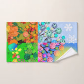 Immer Picklebens Jahreszeit Winter Frühling Herbst Handtuch (Handtuch)