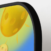 Immer Picklebens Jahreszeit Winter Frühling Herbst Pickleball Schläger (Linke Seite)