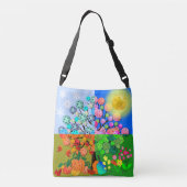 Immer Picklebens Jahreszeit Winter Frühling Herbst Tragetaschen Mit Langen Trägern (Rückseite)